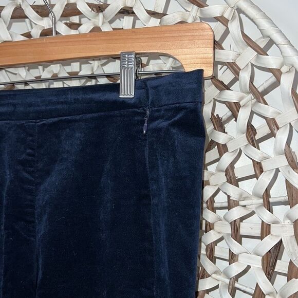 Banana Republic navy blue velvet skinny pants size 0 - Picture 3 of 8